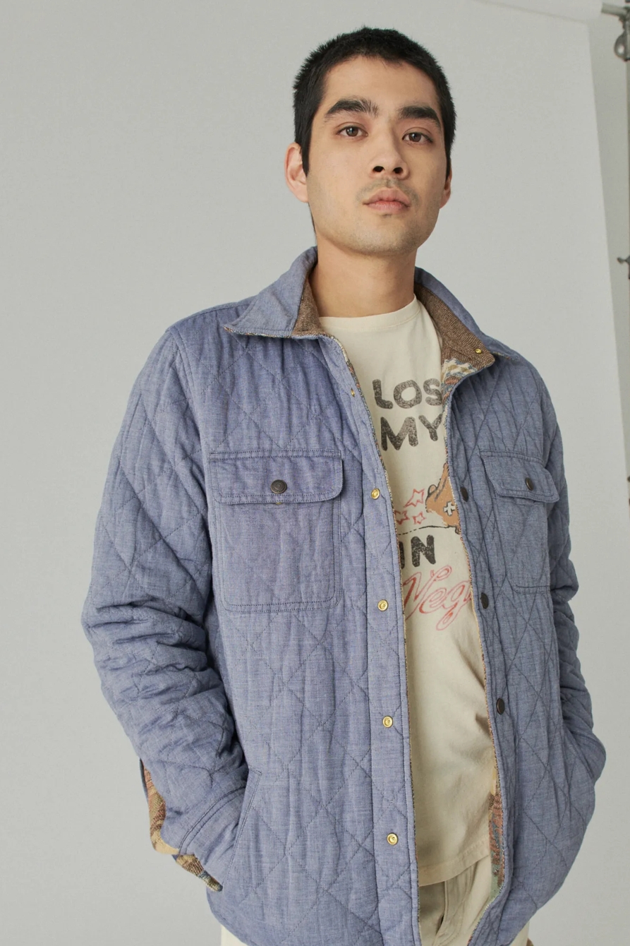REVERSIBLE JACQUARD SHIRT JACKET, image 2