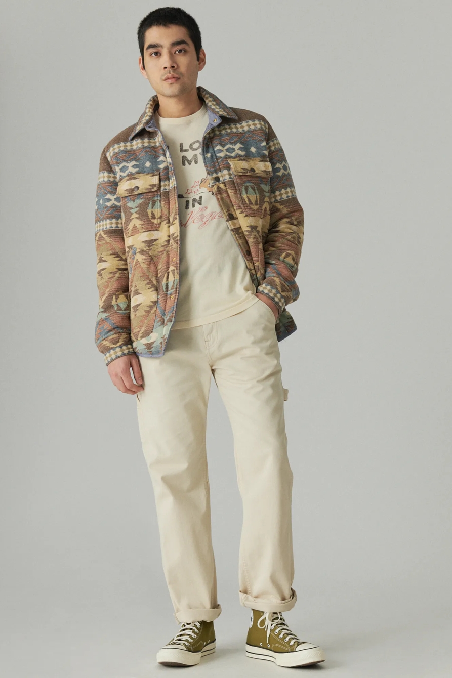 REVERSIBLE JACQUARD SHIRT JACKET, image 3