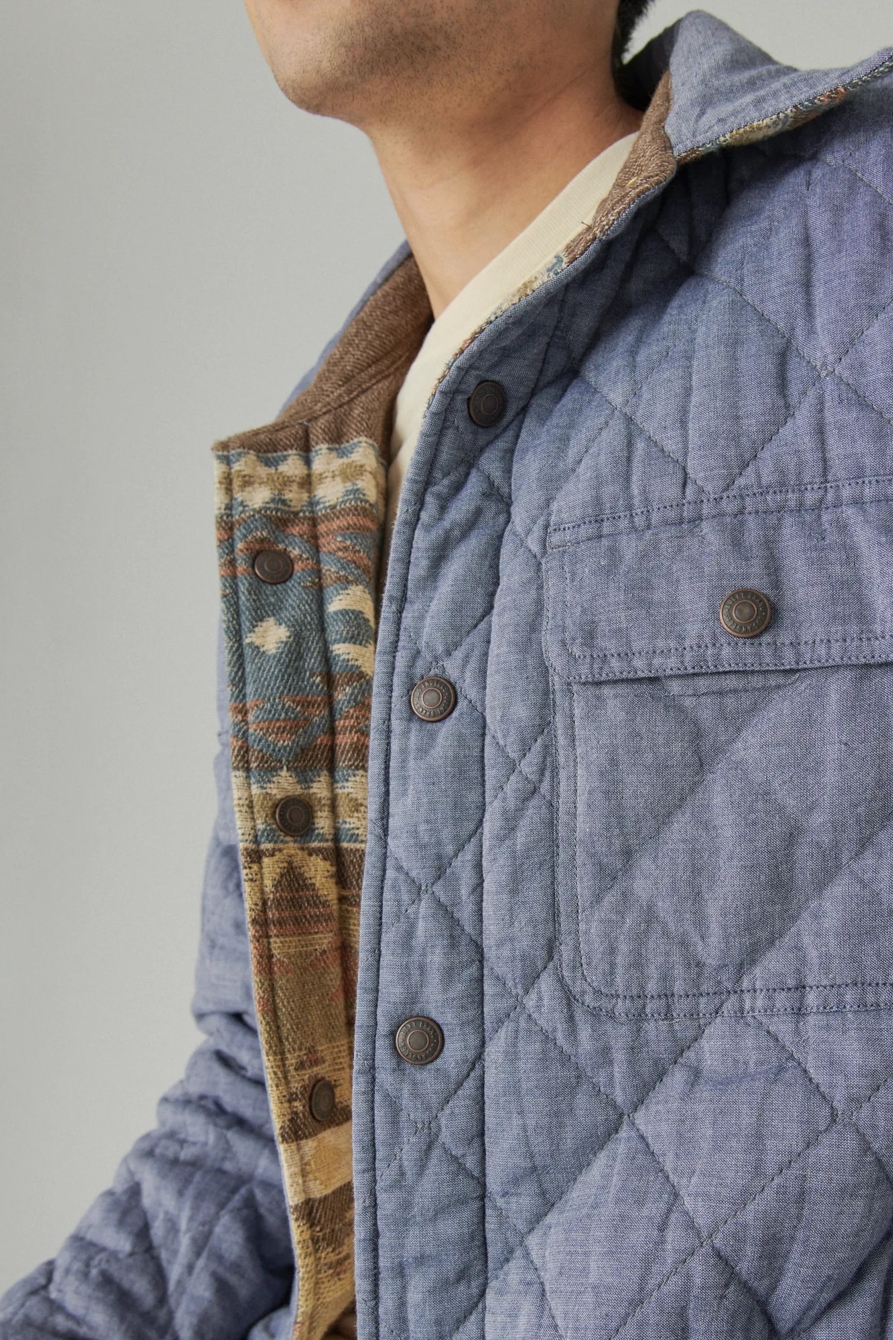 REVERSIBLE JACQUARD SHIRT JACKET, image 6