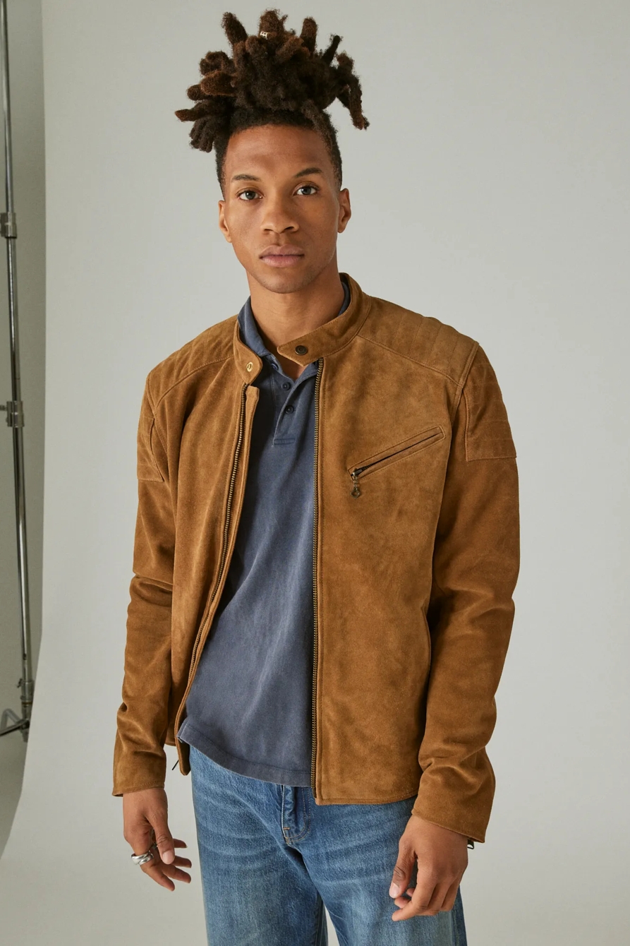 SUEDE BIKER JACKET, image 2