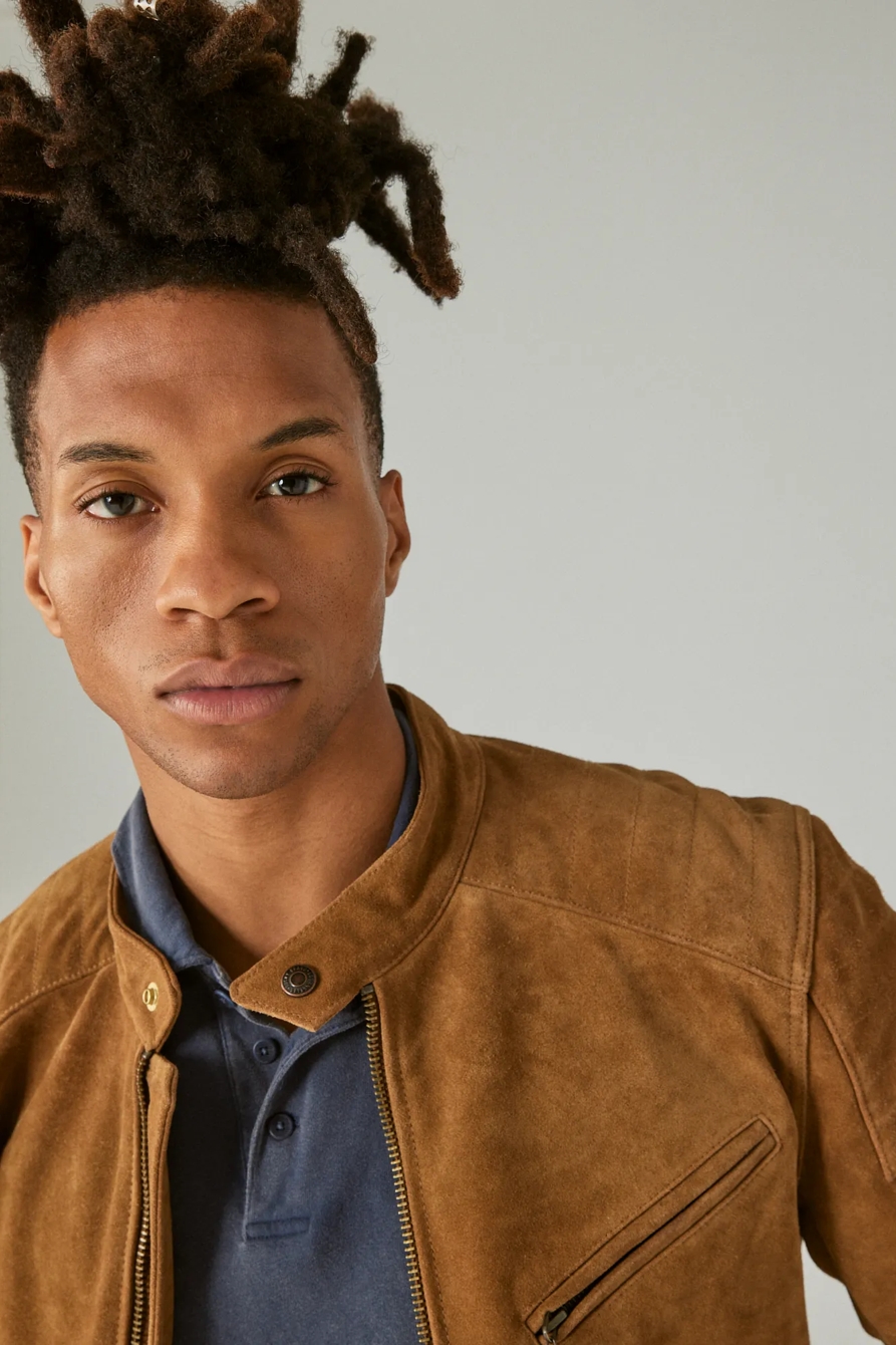 SUEDE BIKER JACKET, image 4