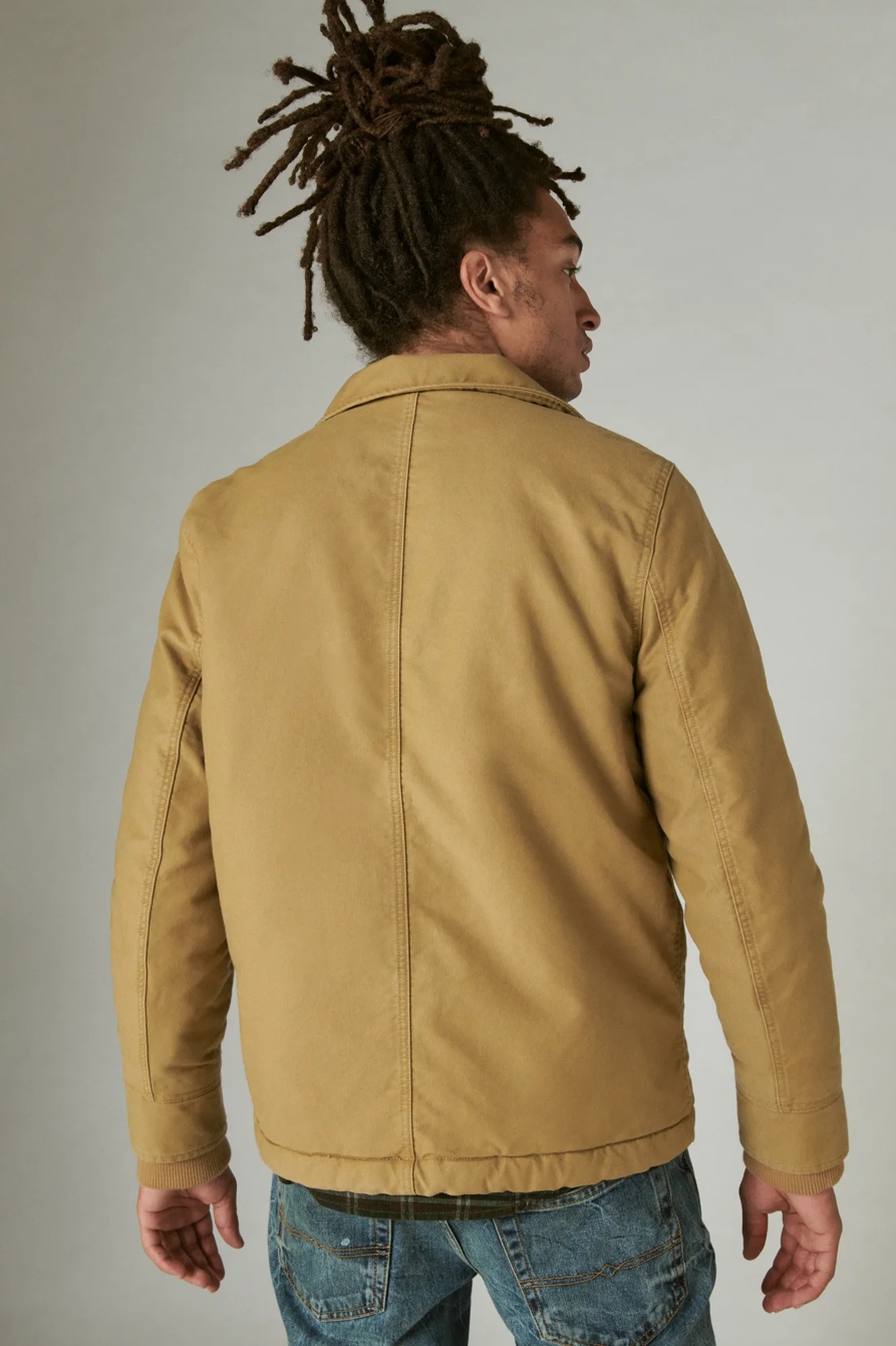 FAUX SHEARLING LINED BARN JACKET | Lucky Brand FAUX SHEARLING LINED BARN JACKET | Lucky Brand