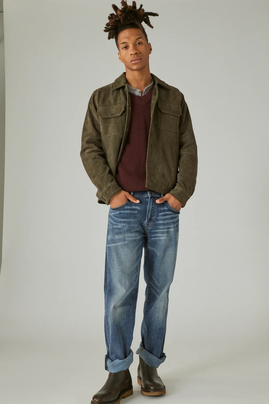 SUEDE MILITARY SHIRT JACKET, image 4
