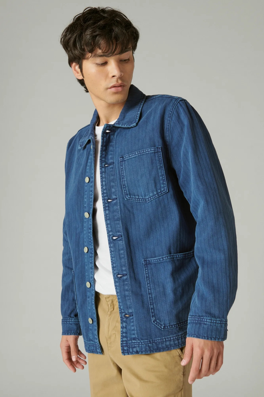 HERRINGBONE CHORE JACKET, image 2