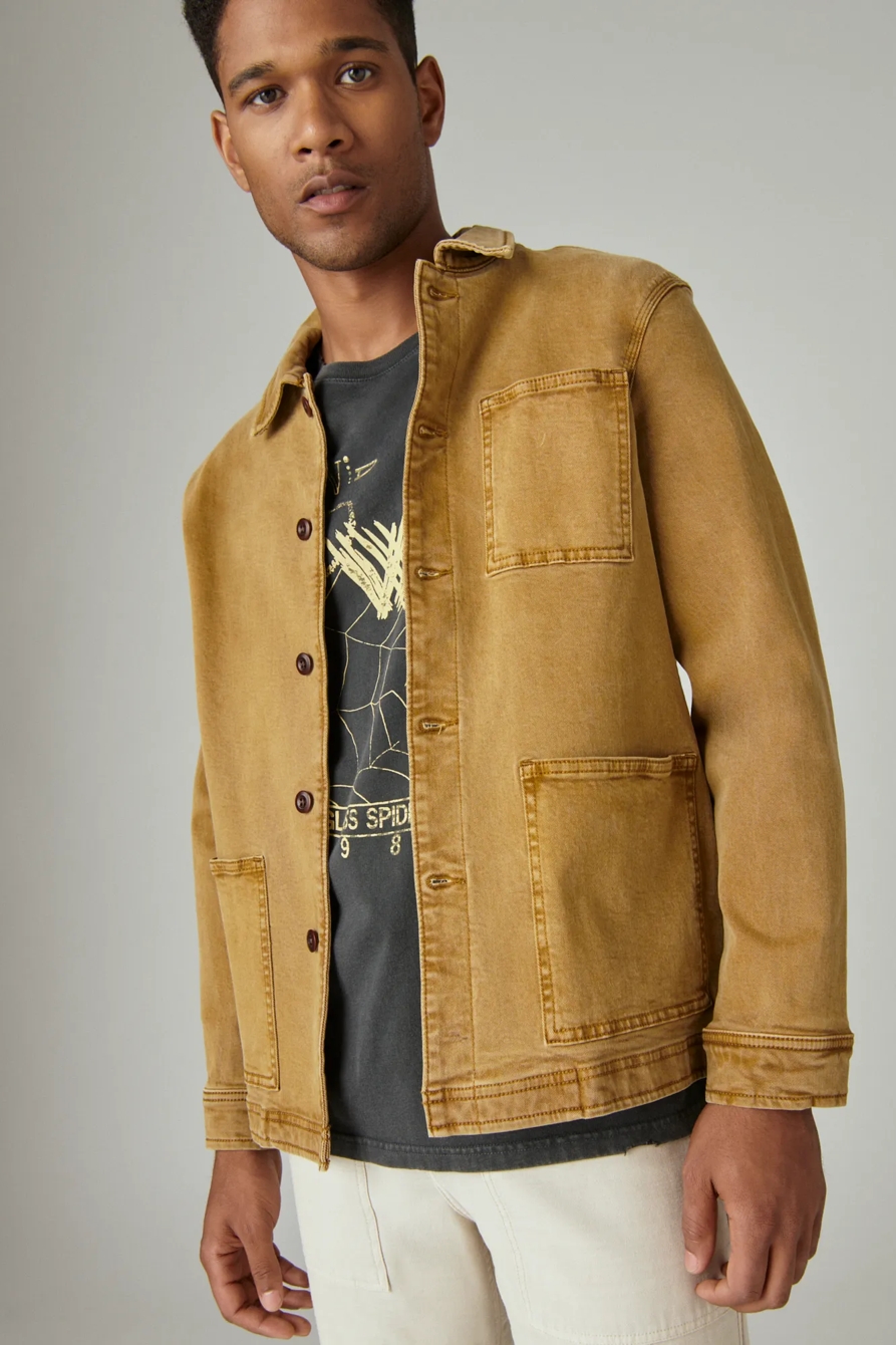 GARMENT DYE CHORE JACKET, image 2