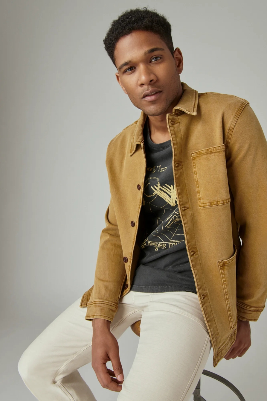 GARMENT DYE CHORE JACKET, image 4
