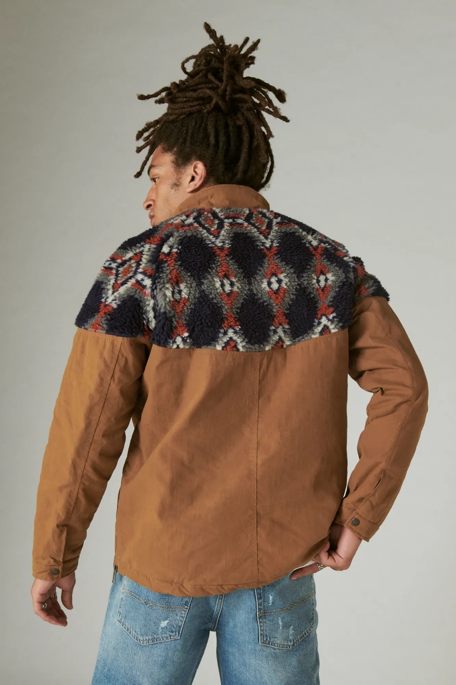 FAUX SHEARLING MIX ANORAK, image 3