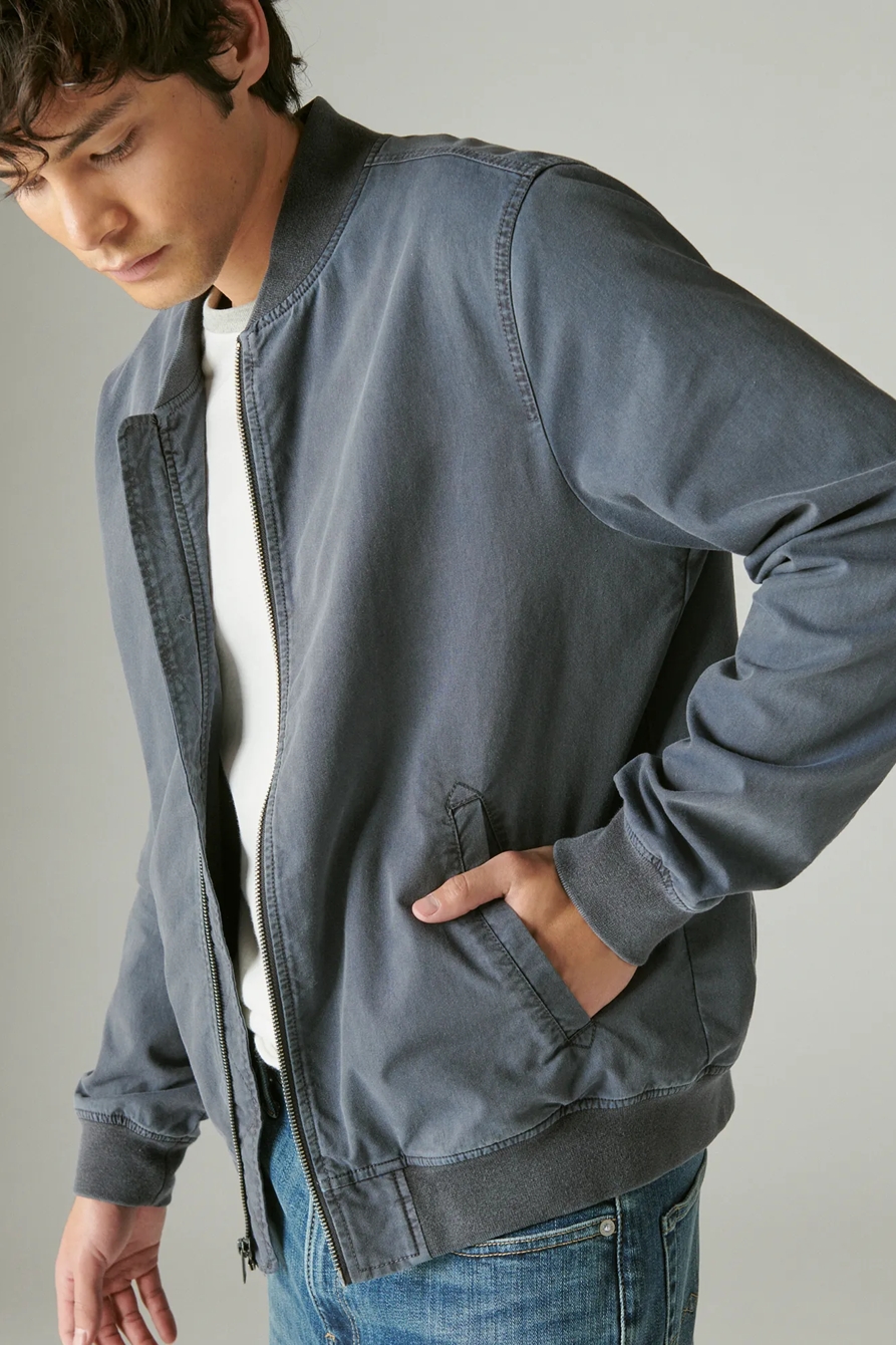 COTTON NYLON BOMBER JACKET, image 2
