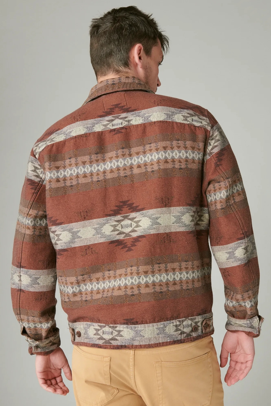 JACQUARD TRUCKER JACKET, image 3