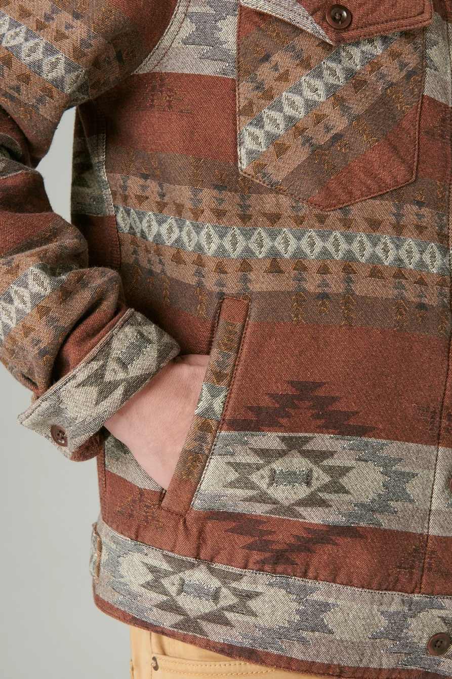 JACQUARD TRUCKER JACKET, image 4