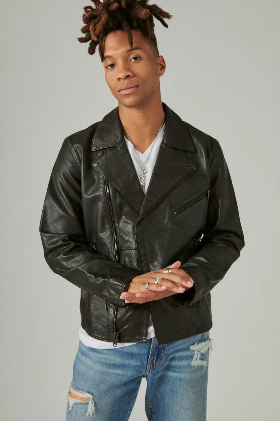 LEATHER MOTO JACKET, image 2