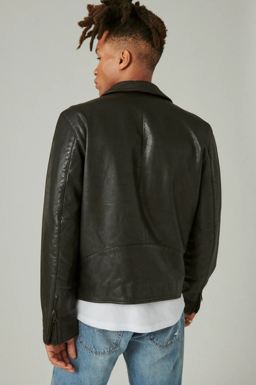 LEATHER MOTO JACKET, image 3