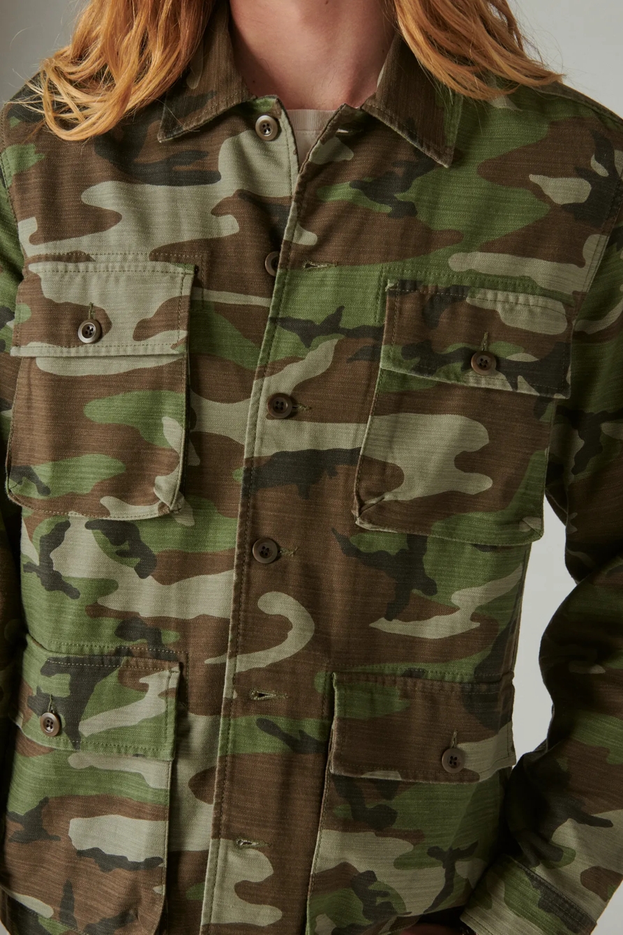 SLUB TWILL MILITARY JACKET, image 4