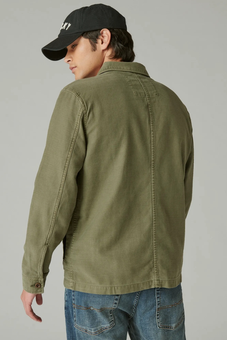 SLUB TWILL SHIRT JACKET, image 3