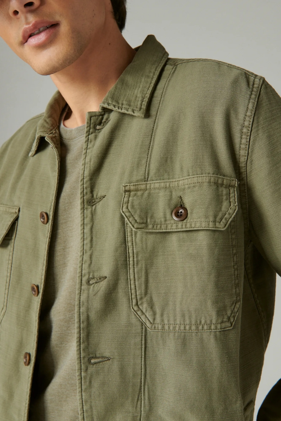 SLUB TWILL SHIRT JACKET, image 4