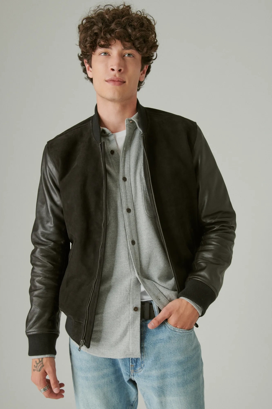 LEATHER BOMBER JACKET, image 2