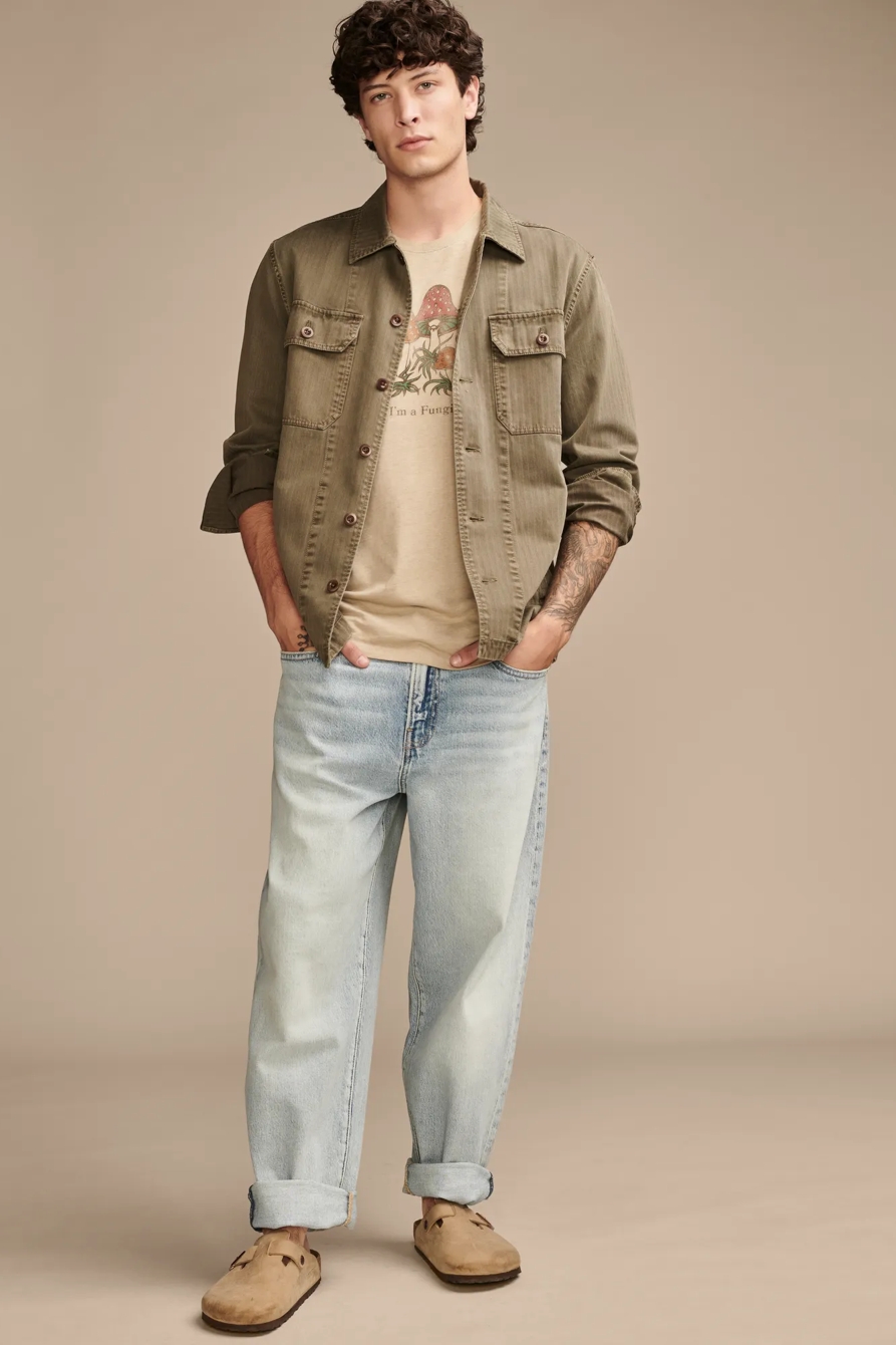 HERRINGBONE SHIRT JACKET, image 2