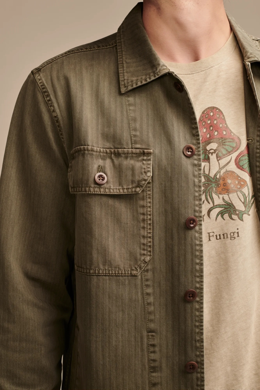 HERRINGBONE SHIRT JACKET, image 3