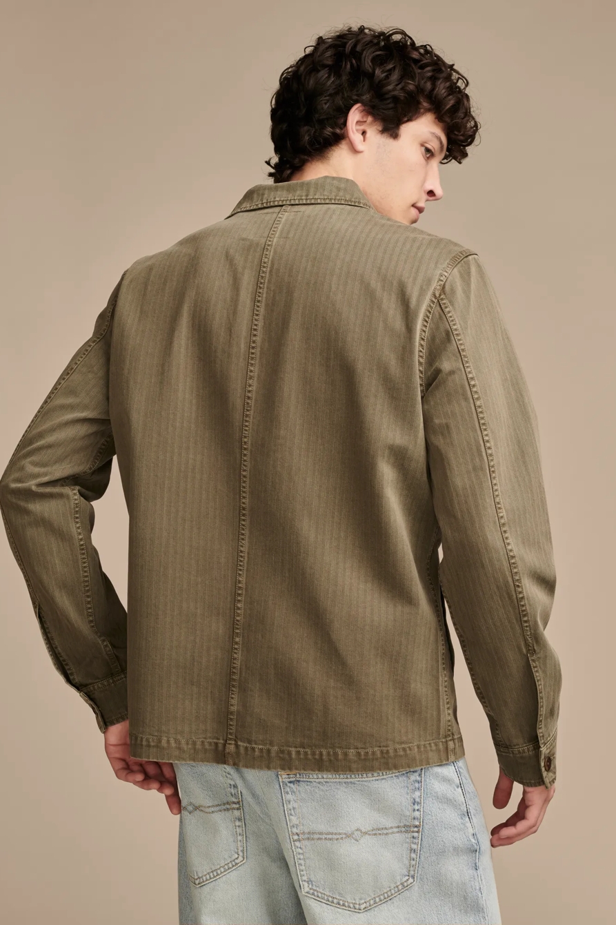 HERRINGBONE SHIRT JACKET, image 4
