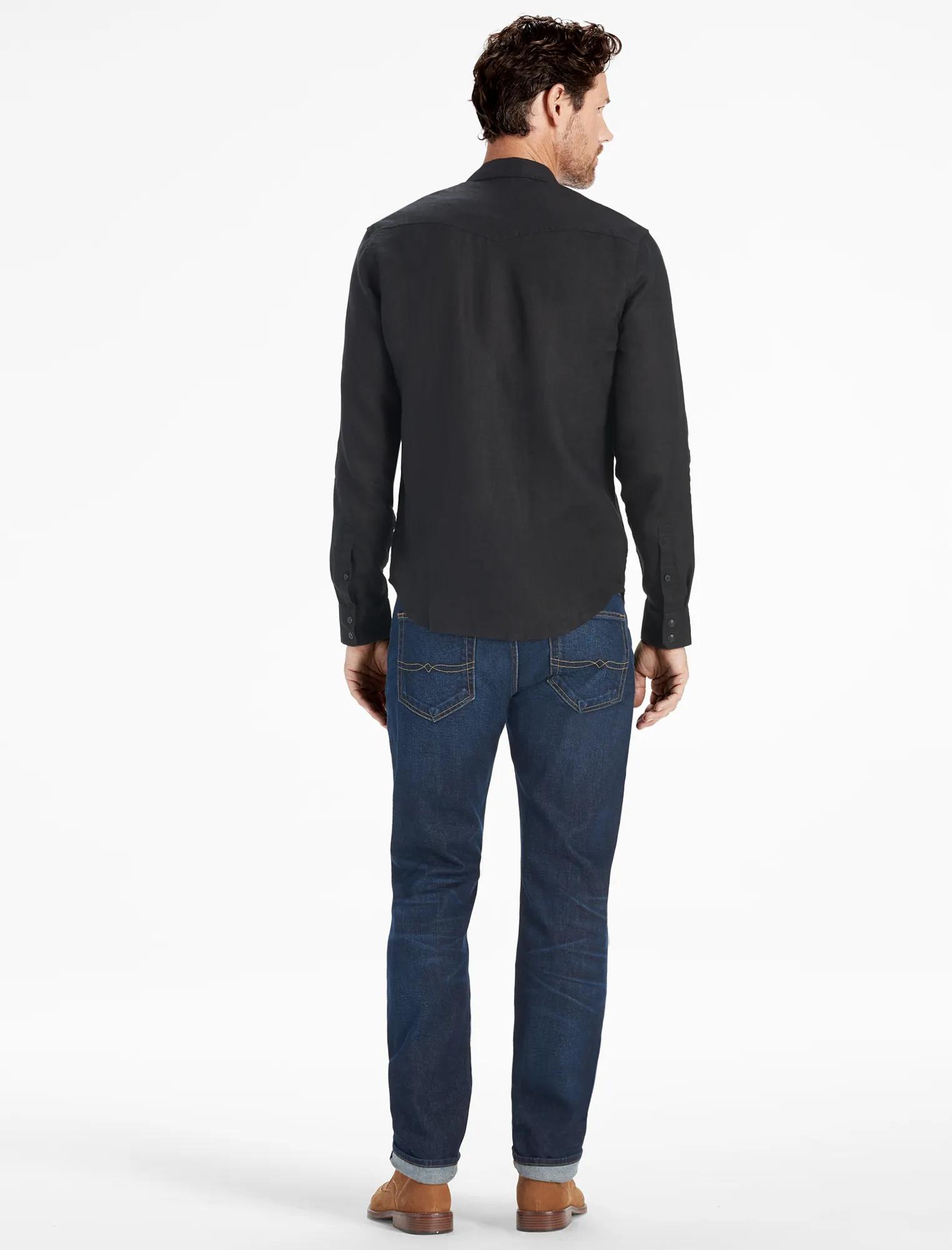 LAGUNA LINEN WESTERN SHIRT, image 3