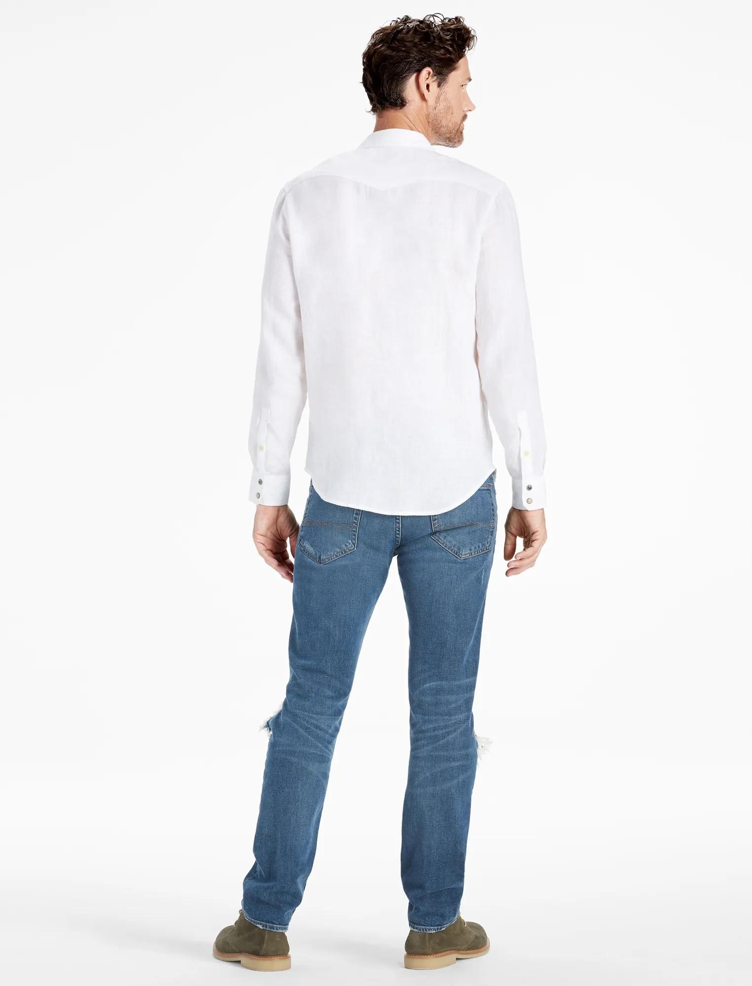 LAGUNA LINEN WESTERN SHIRT, image 3