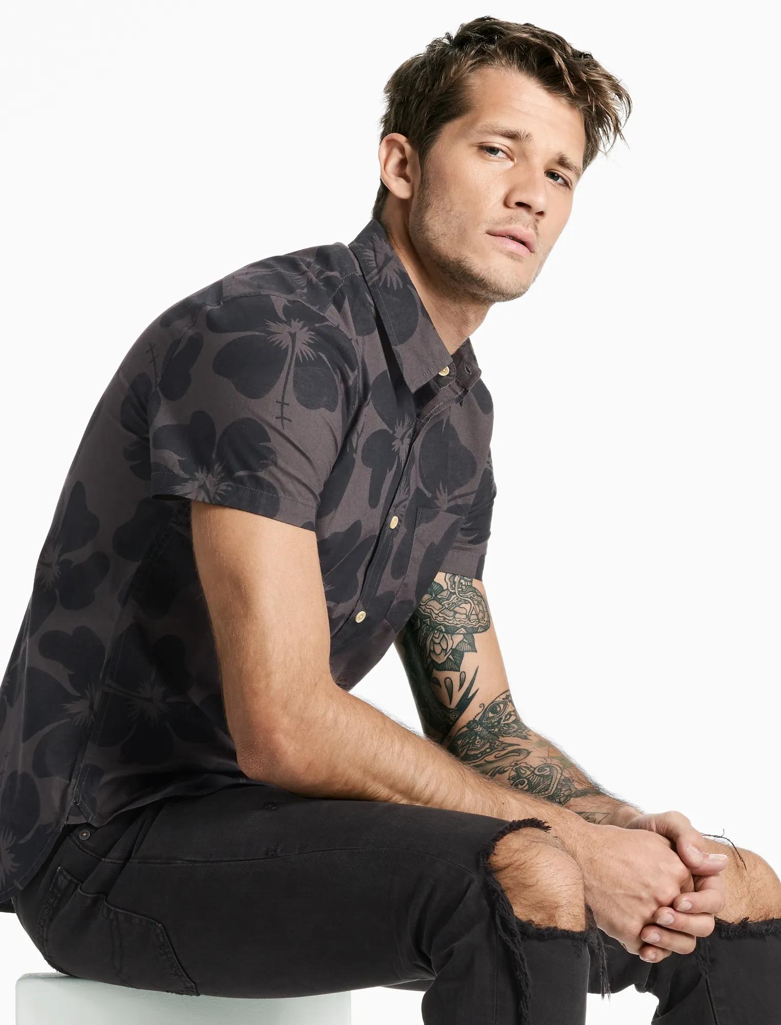 Hibiscus Floral Shirt, image 1