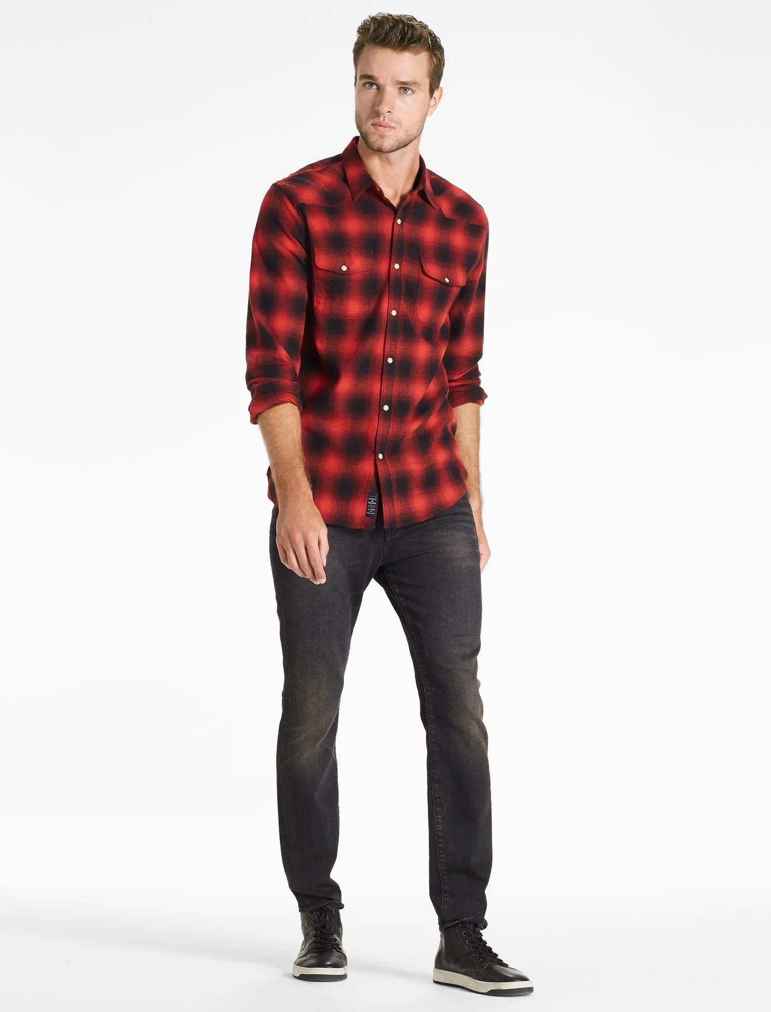 Saturday Stretch Western Flannel Shirt, image 2