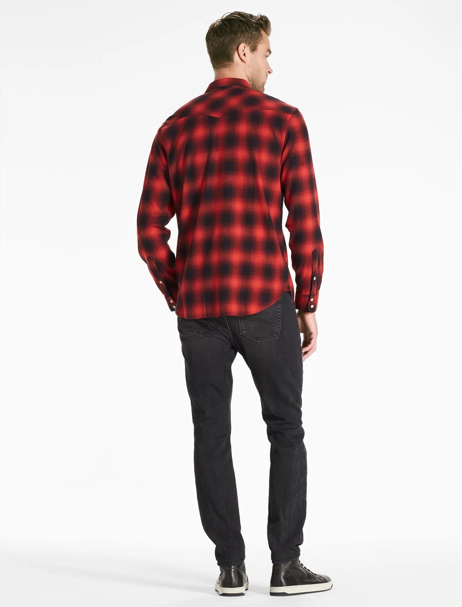 Saturday Stretch Western Flannel Shirt, image 3