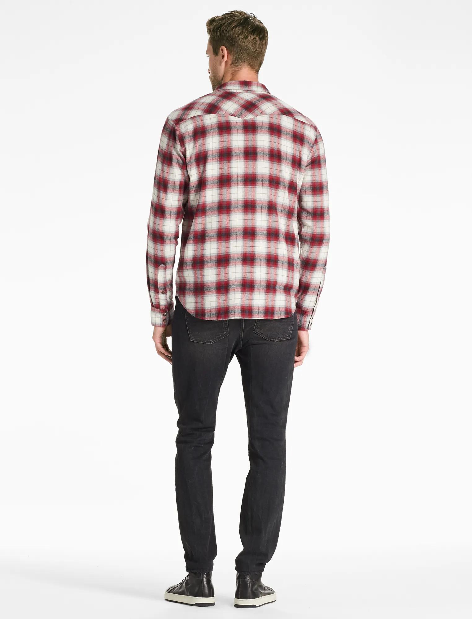 Saturday Stretch Western Flannel Shirt, image 3