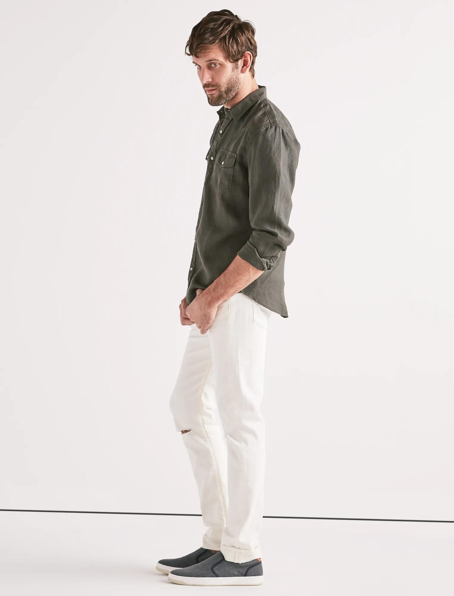 LAGUNA LINEN WESTERN SHIRT, image 2