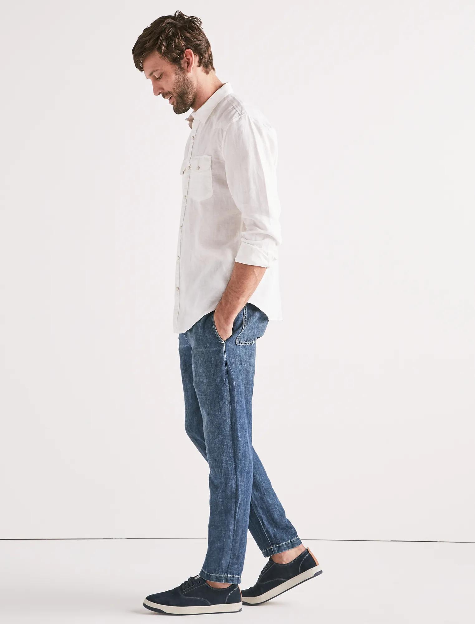 LAGUNA LINEN WESTERN SHIRT, image 2