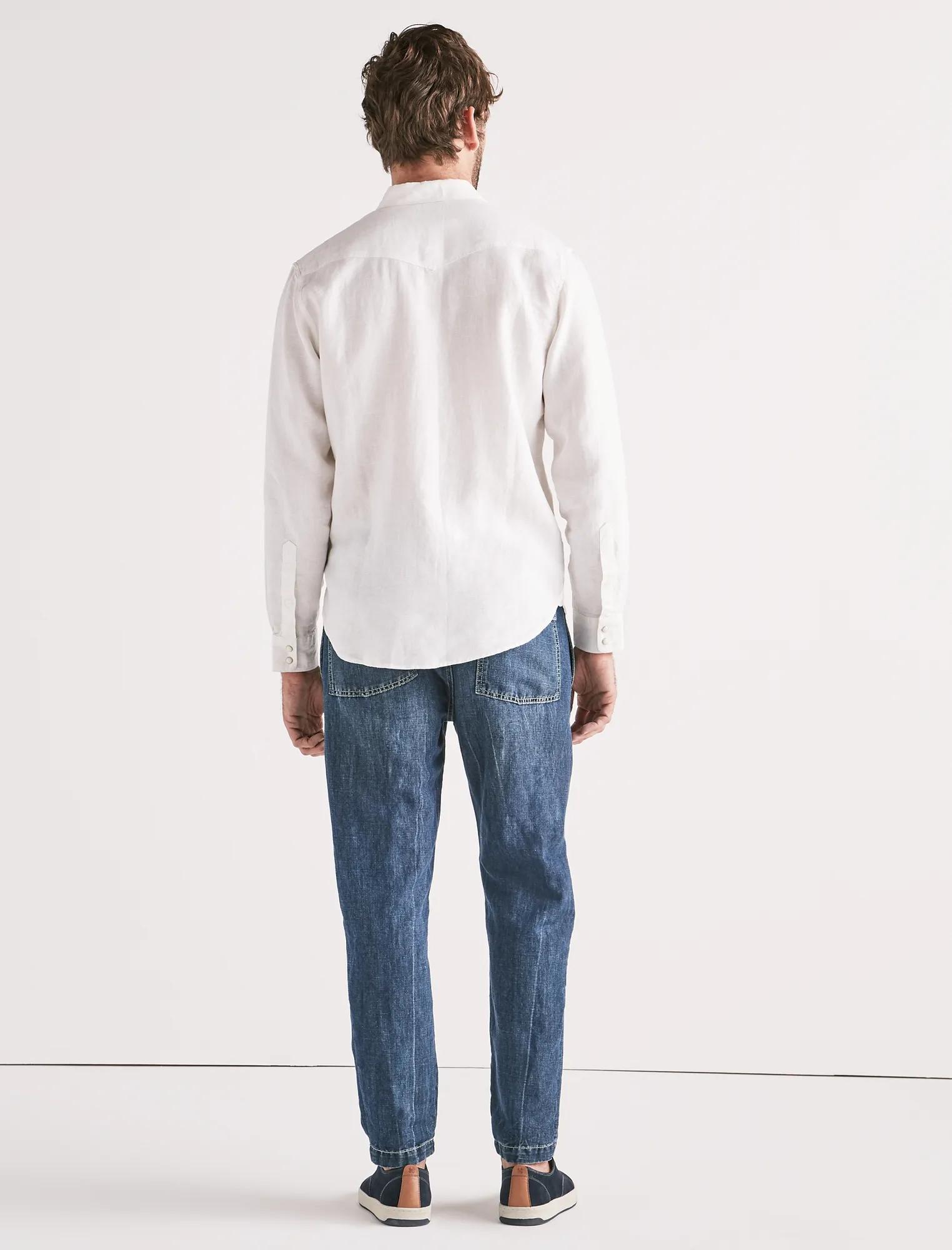 LAGUNA LINEN WESTERN SHIRT, image 3