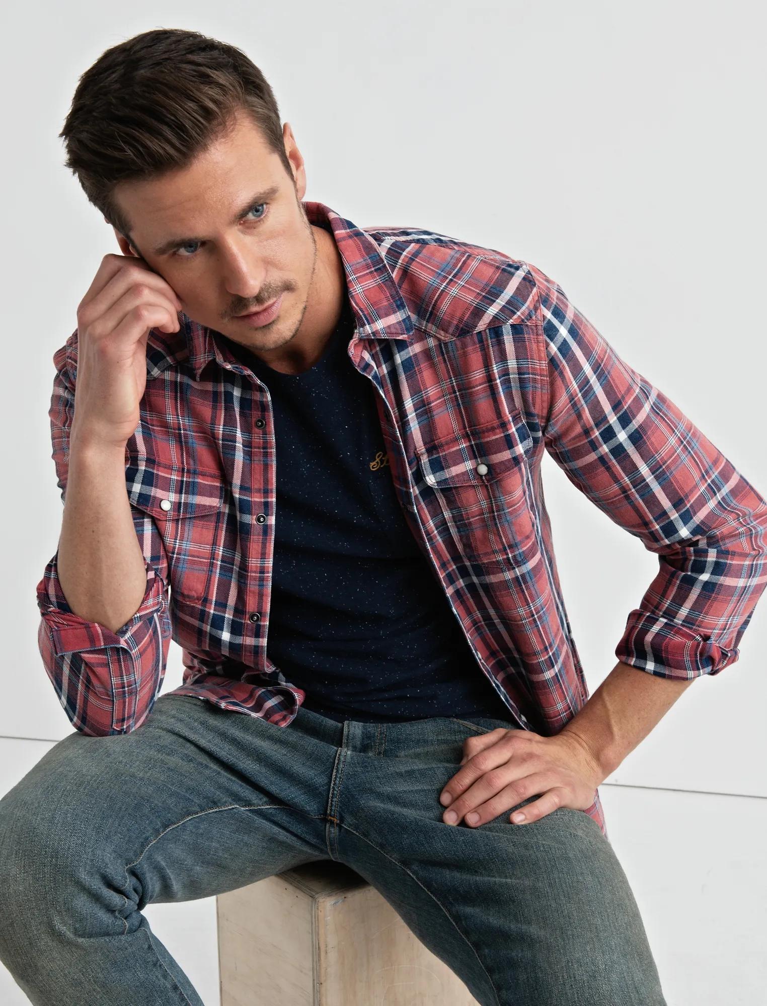 LONG SLEEVE SANTA FE WESTERN SHIRT, image 1