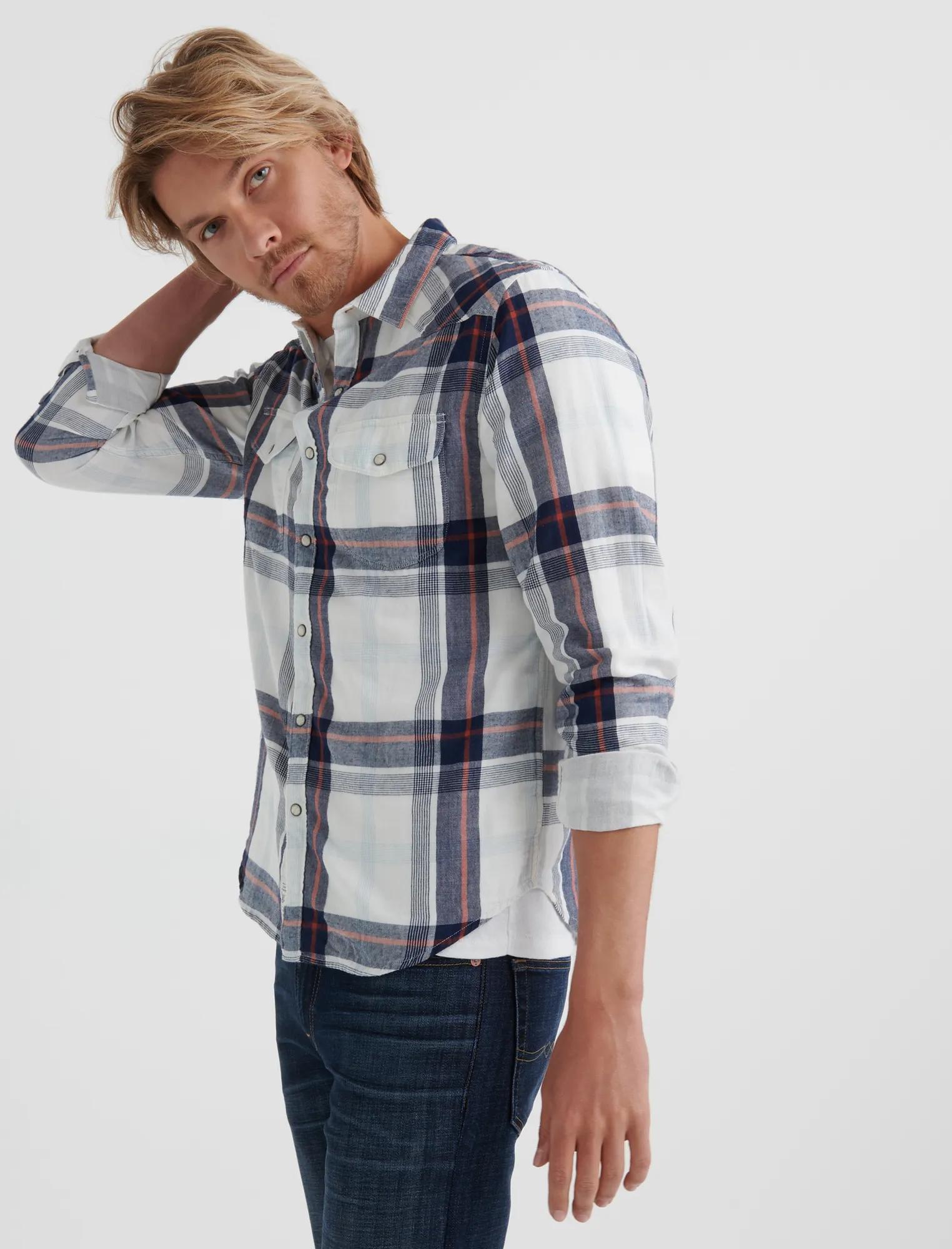 DOUBLE WEAVE SANTA FE WESTERN SHIRT, image 2