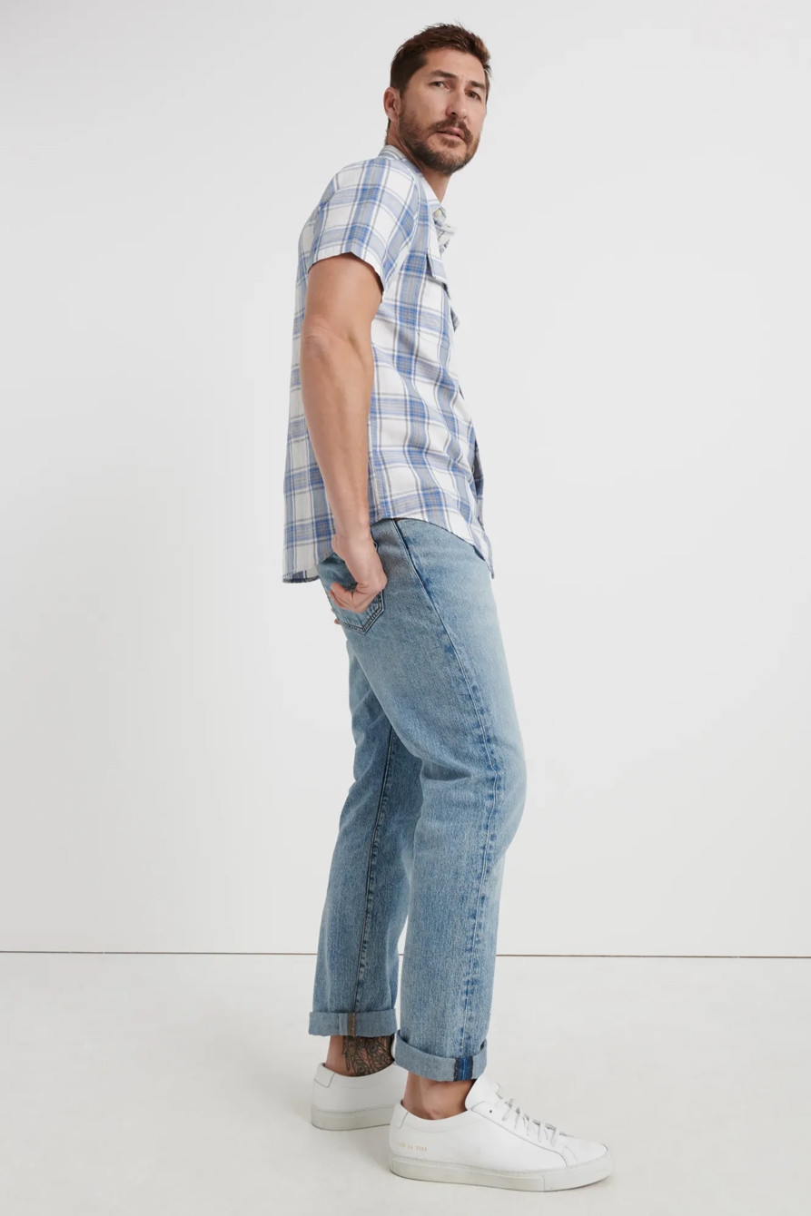 SLIM FIT TWO POCKET PLAID SHIRT, image 2