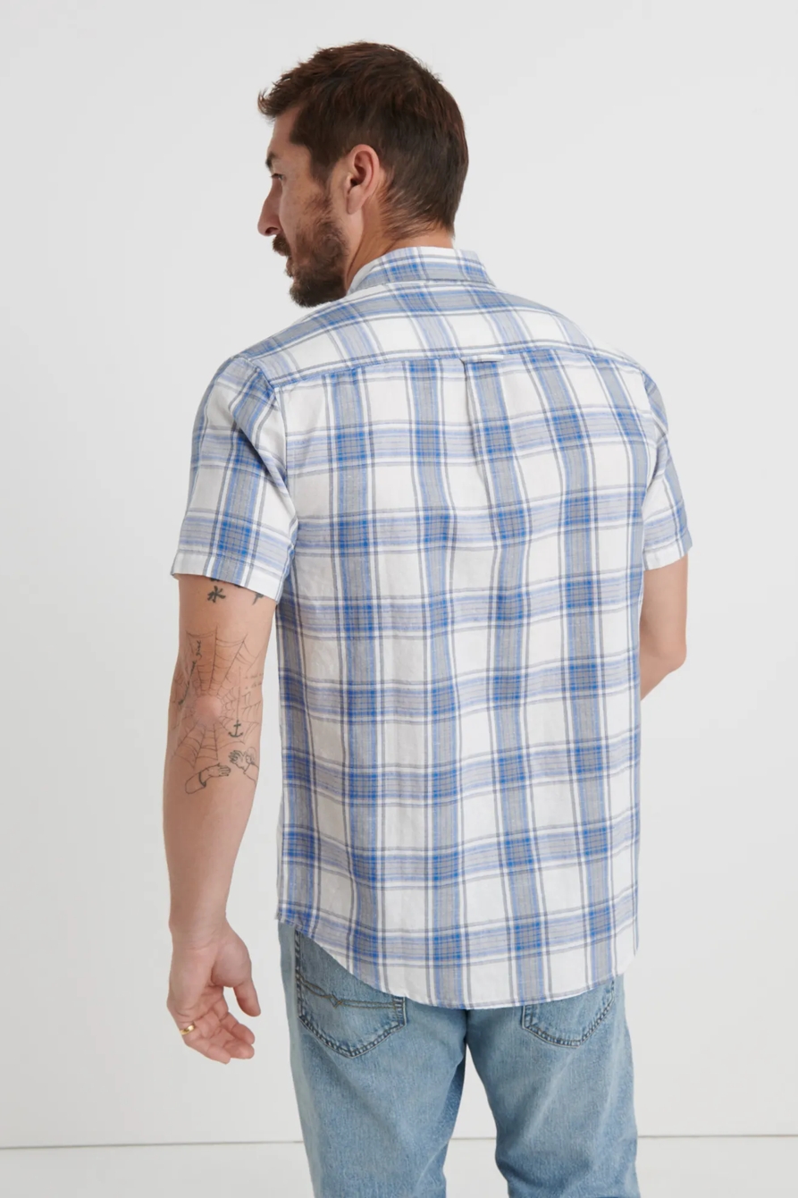 SLIM FIT TWO POCKET PLAID SHIRT, image 3