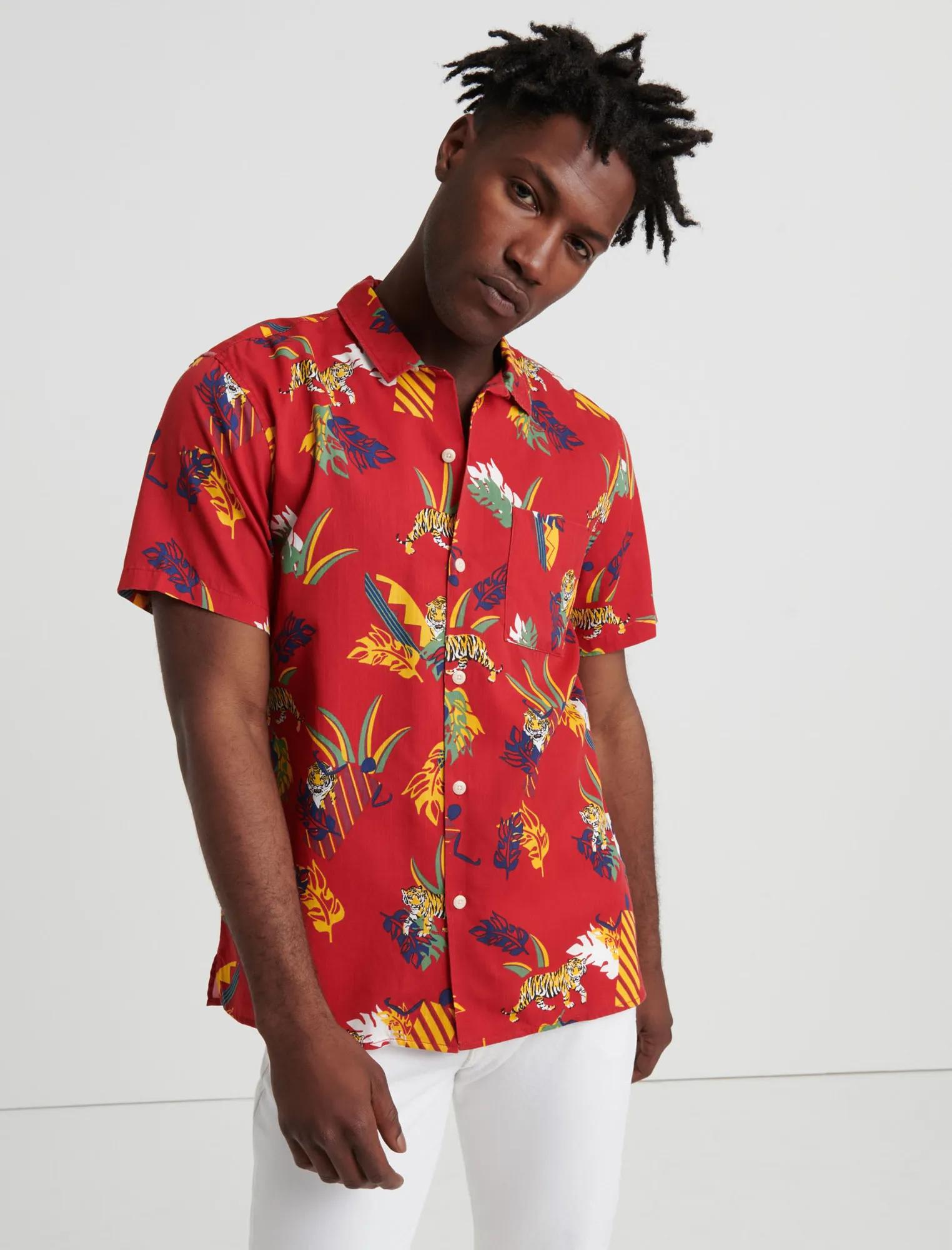 CUBA TENCEL CLUB COLLAR SHIRT, image 1