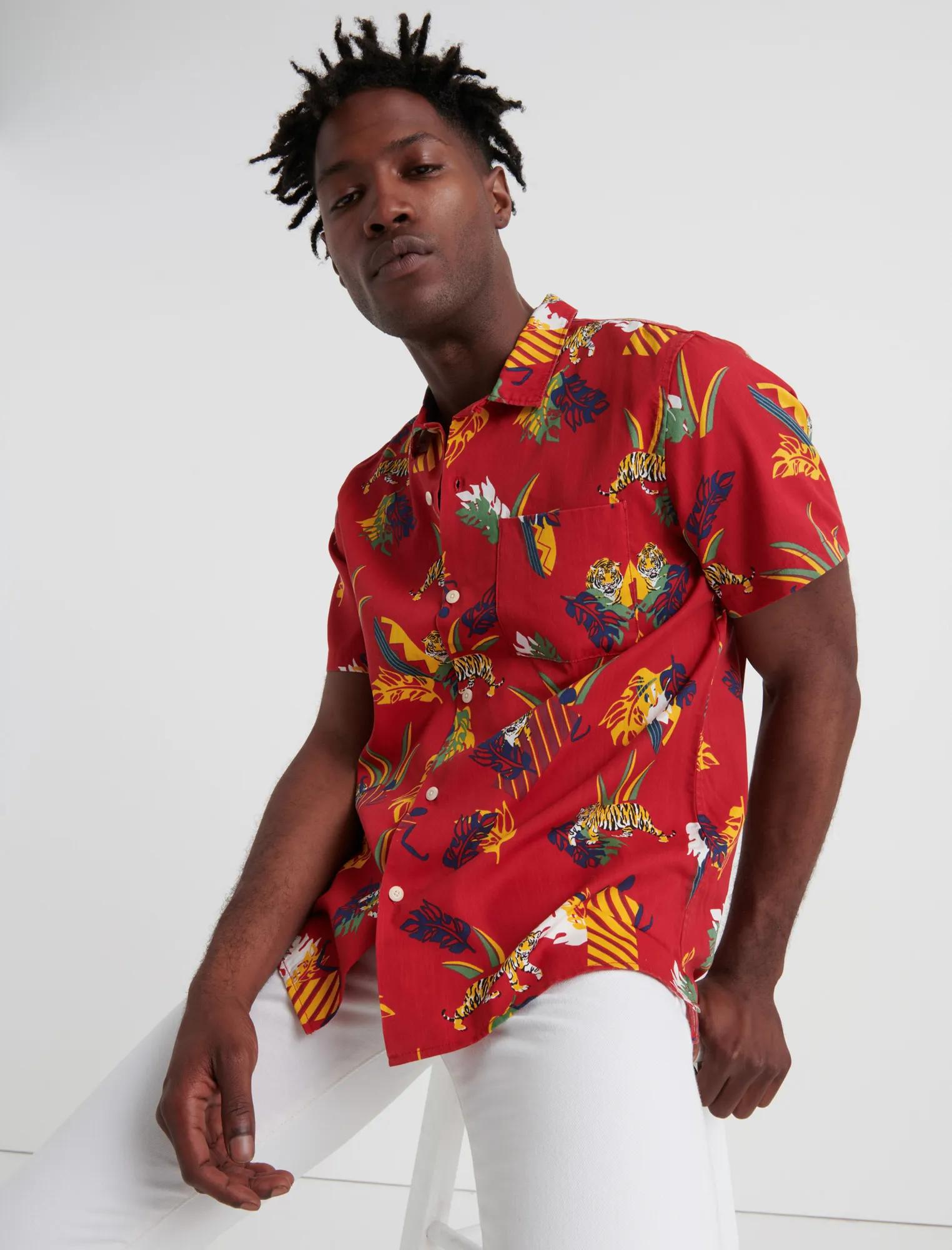 CUBA TENCEL CLUB COLLAR SHIRT, image 4