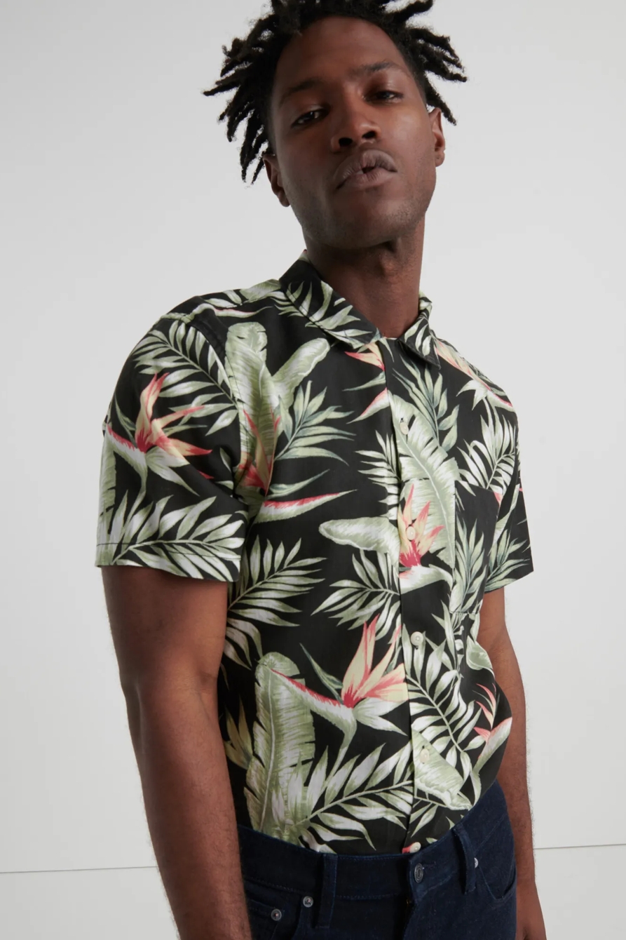 SUNSET TENCEL CLUB COLLAR SHIRT, image 4