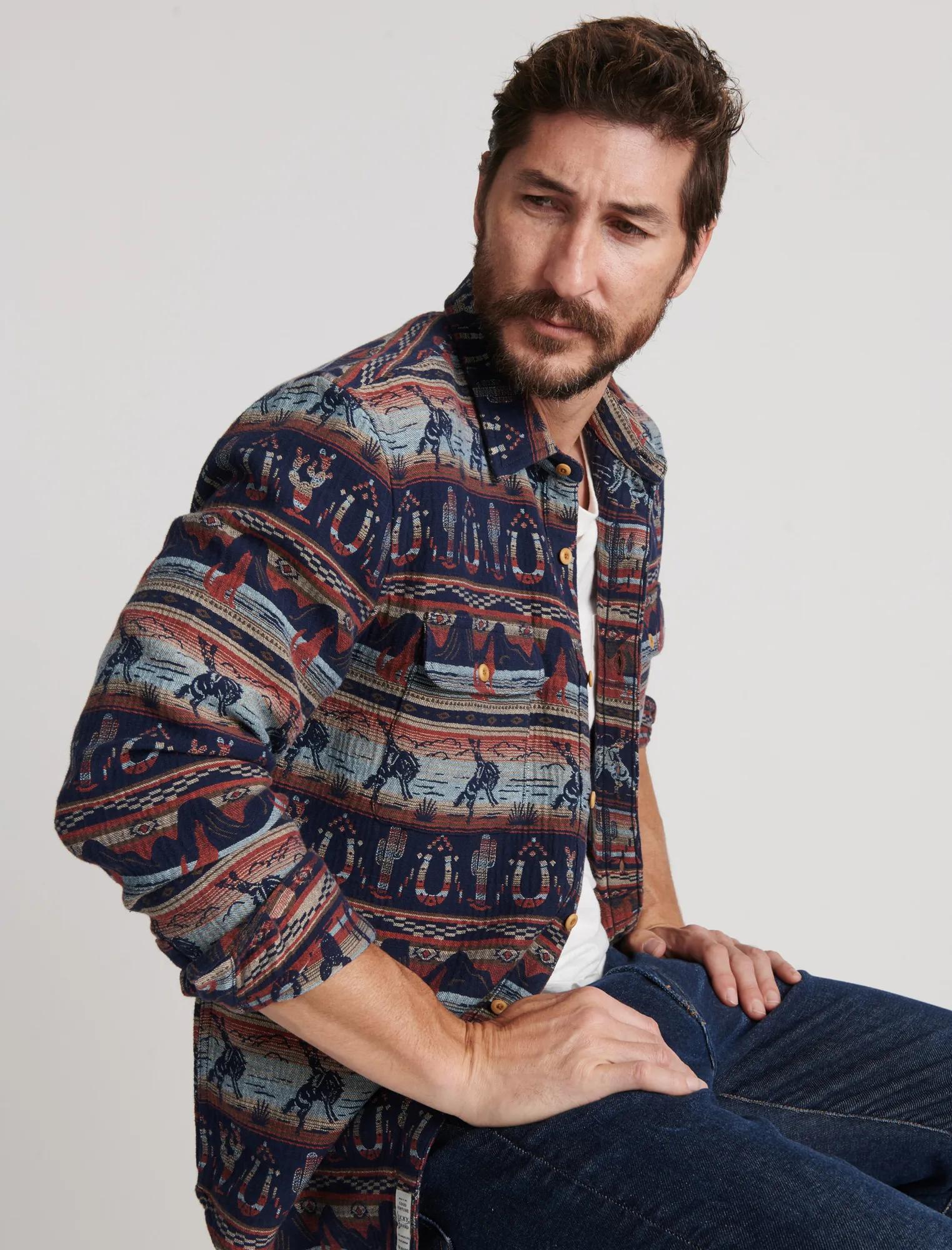GALLUP JACQUARD OVERSHIRT, image 3