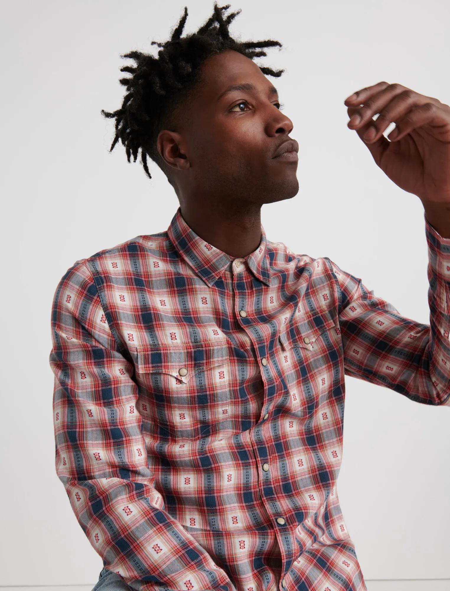 NO YOKE WESTERN SHIRT, image 5