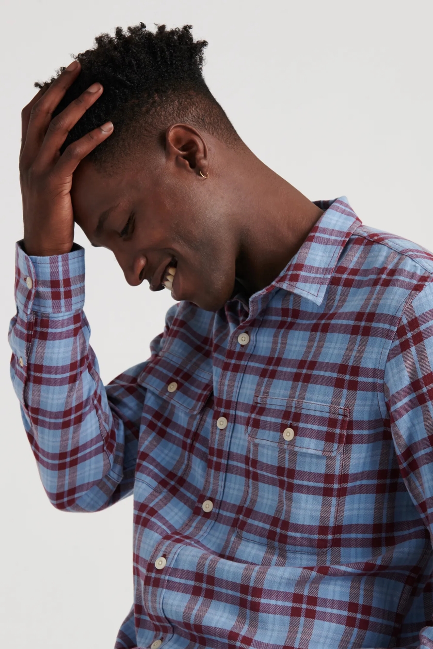 SATURDAY STRETCH LIGHTWEIGHT FLANNEL SHIRT, image 4