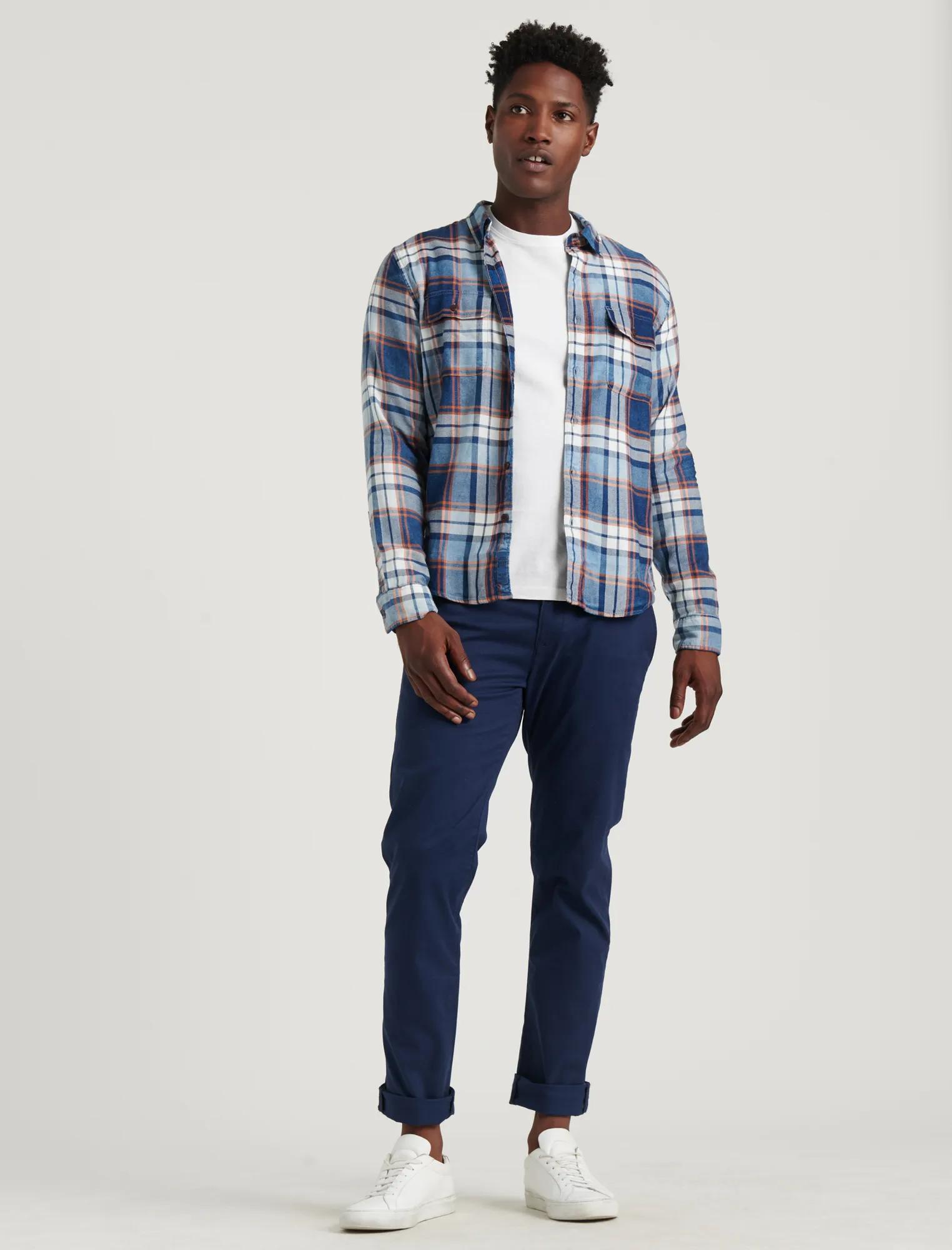 INDIGO CAMP TWILL SHIRT, image 2