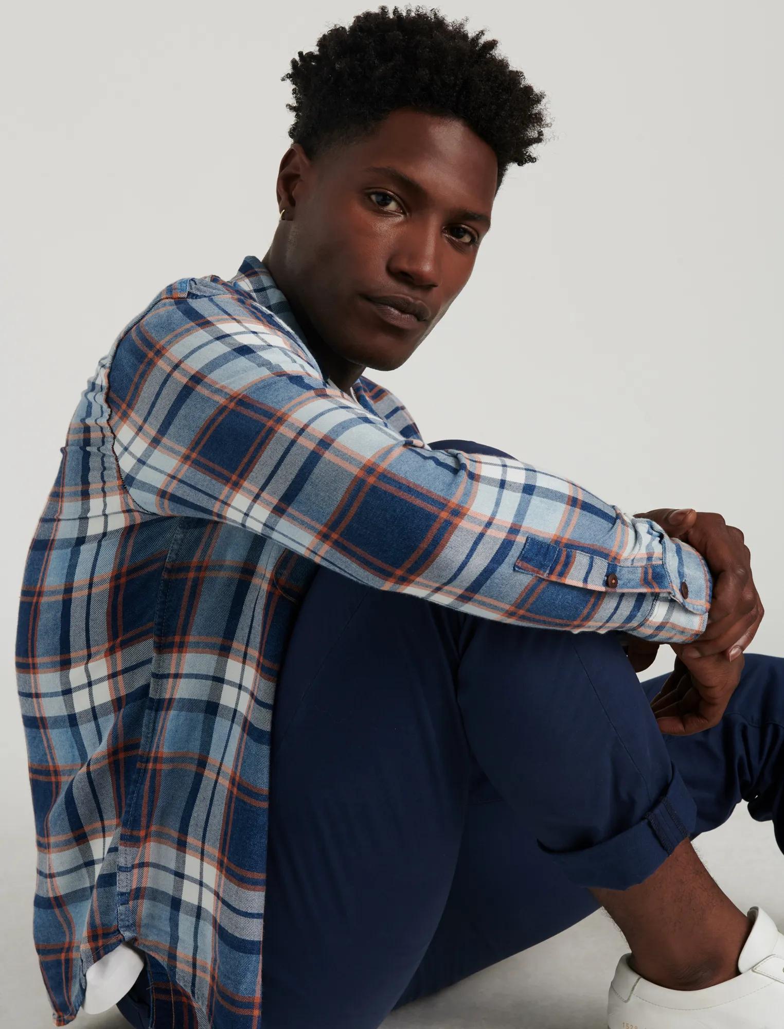 INDIGO CAMP TWILL SHIRT, image 5