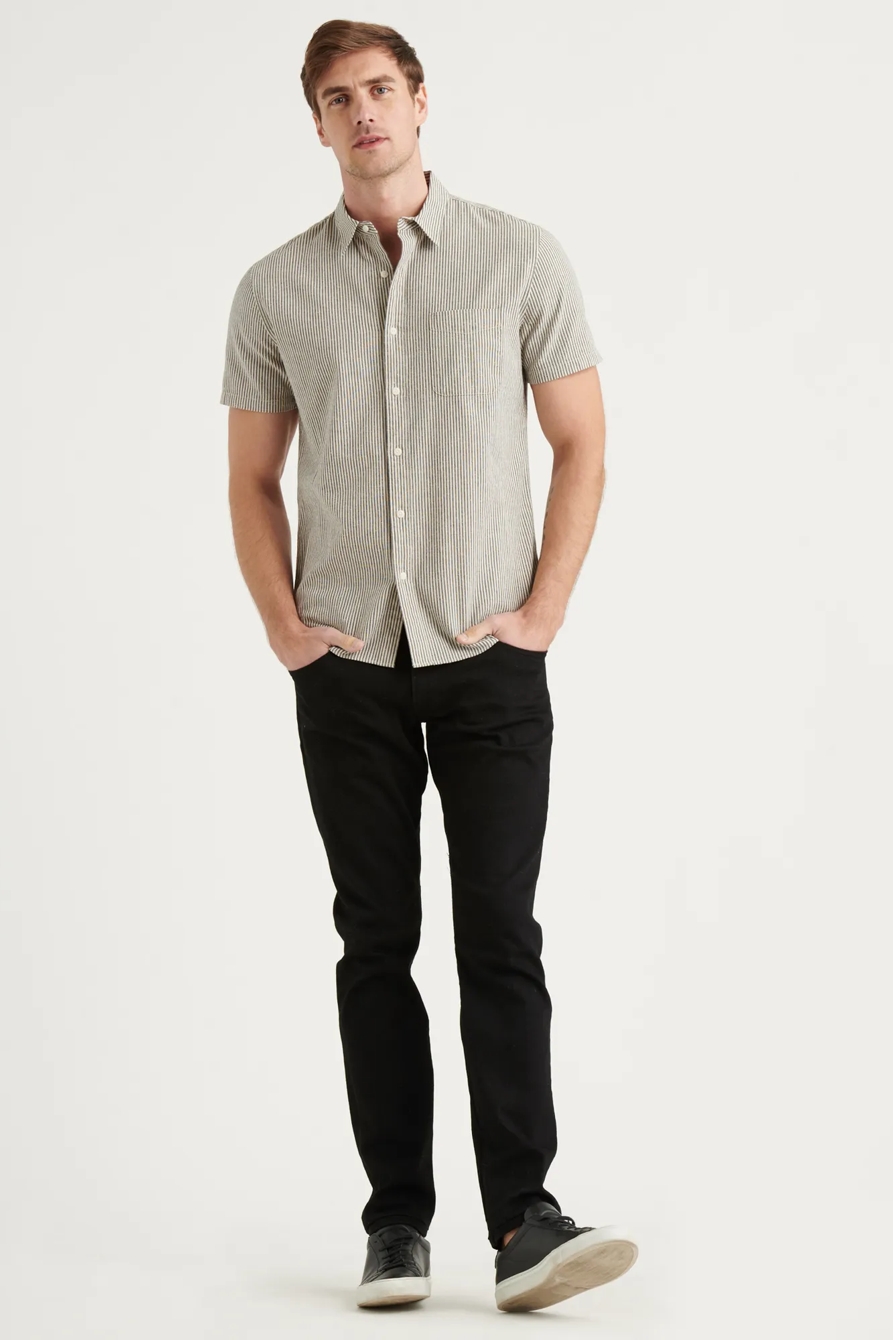 LINEN SHORT SLEEVE SAN GABRIEL SHIRT, image 2