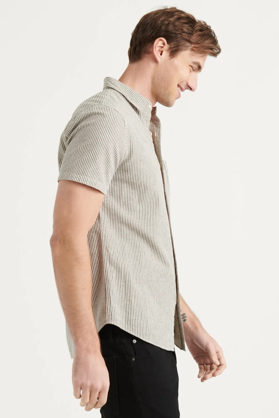 LINEN SHORT SLEEVE SAN GABRIEL SHIRT, image 3