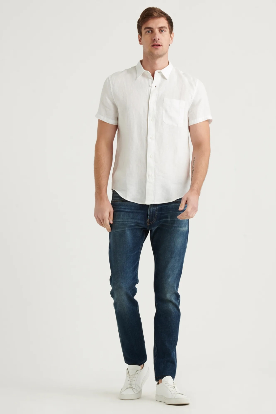 LINEN SHORT SLEEVE SAN GABRIEL SHIRT, image 2
