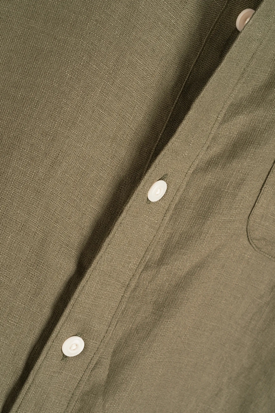 LINEN SHORT SLEEVE SAN GABRIEL SHIRT, image 6