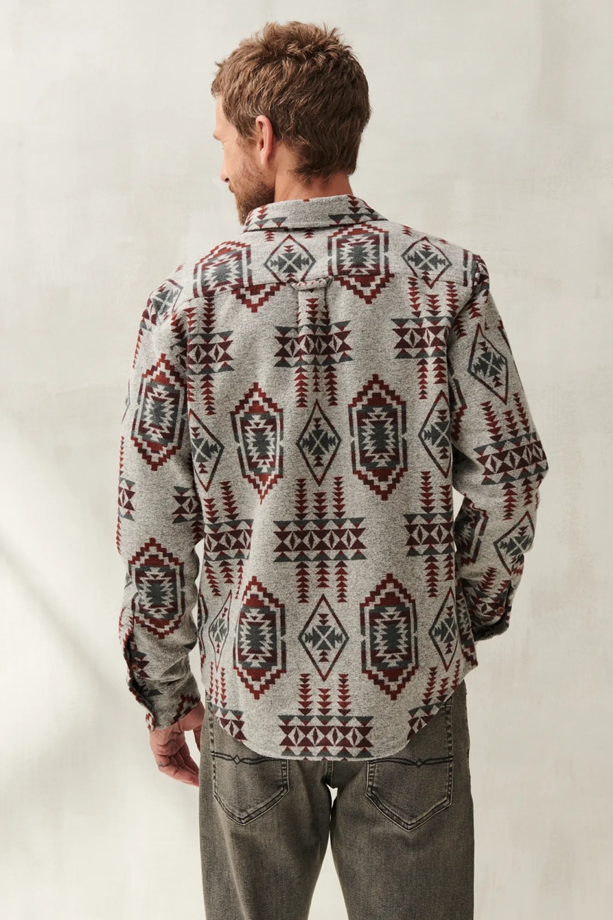 GREY JACQUARD SHIRT JACKET, image 4