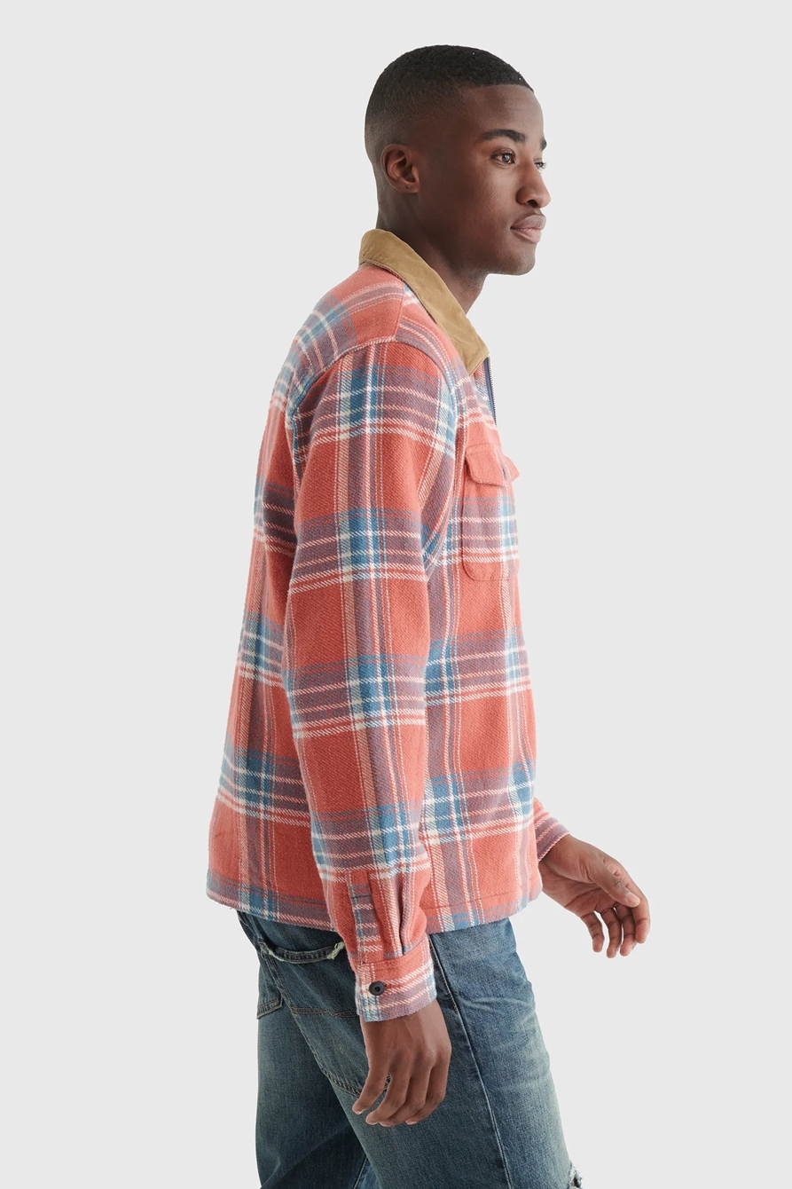 ZIP FRONT PLAID SHIRT, image 3
